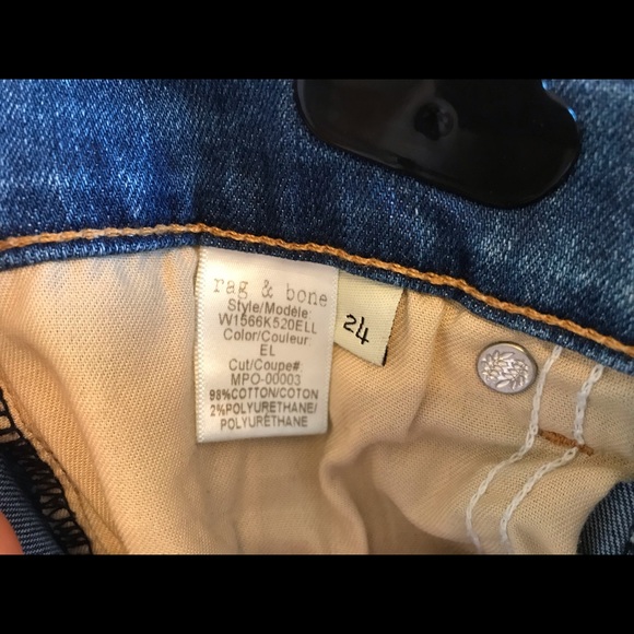 Rag and bone "El" High rise ankle skinny jeans - Picture 3 of 4